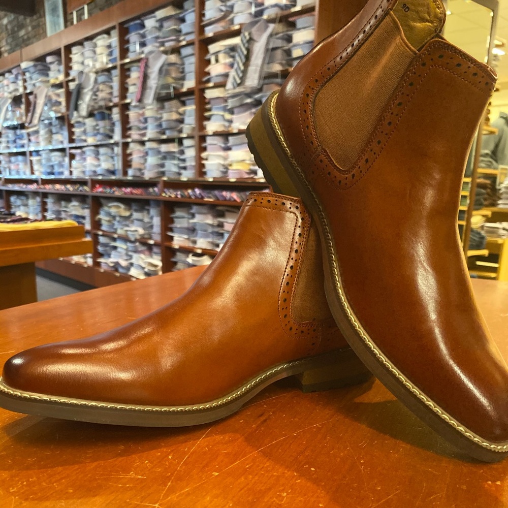 Brown Chelsea boots